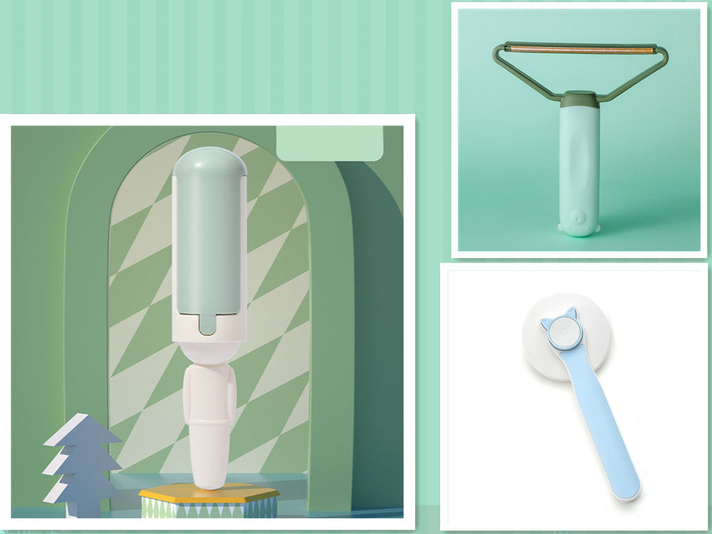 Multi-Use Pet Hair Remover Comb: Double-Sided Lint & Hair Removal Tool for Sofas, Clothes, and Car Interiors - Portable & Durable