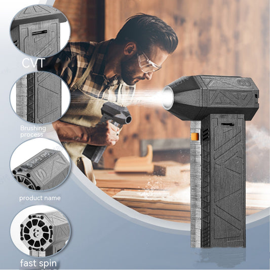 SpeedStorm TurboJet : The Ultimate High-Power, Silent Air Duster & Blower with Fast Recharging Capability