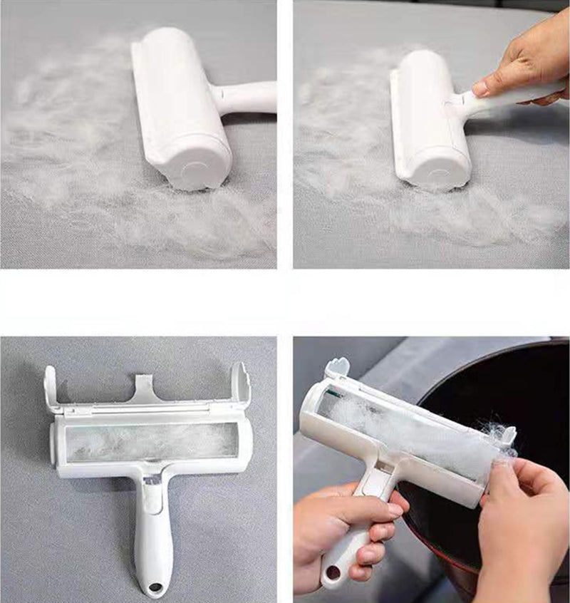 Efficient Pet Hair Remover Lint Roller: Reusable & Washable for Clothes, Sofas, and Carpets