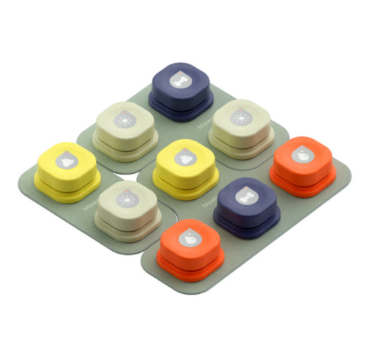 Recordable, Easy-to-Use Talking Toy for Dogs and Cats, Interactive Pet Communication Buttons in 4 Colors