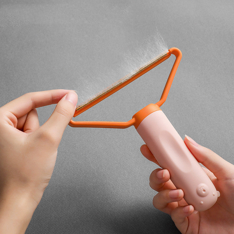 Multi-Use Pet Hair Remover Comb: Double-Sided Lint & Hair Removal Tool for Sofas, Clothes, and Car Interiors - Portable & Durable