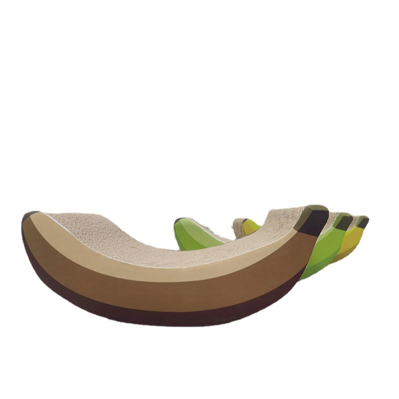 Adorable Banana-Shaped Cat Scratching Board: Durable Corrugated Paper Claw Care - Fun & Functional