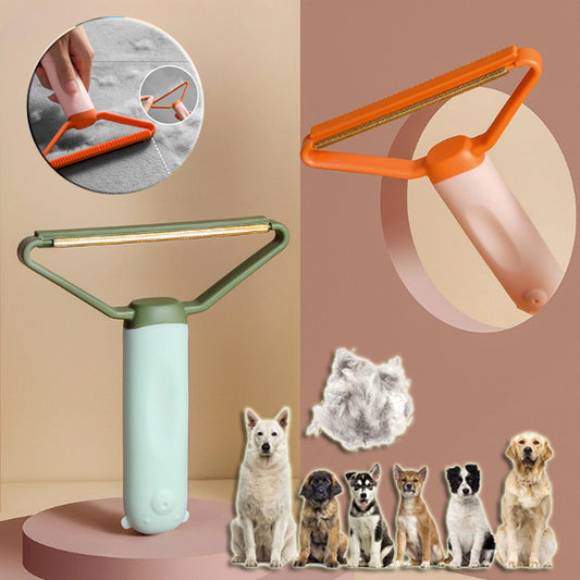 Multi-Use Pet Hair Remover Comb: Double-Sided Lint & Hair Removal Tool for Sofas, Clothes, and Car Interiors - Portable & Durable