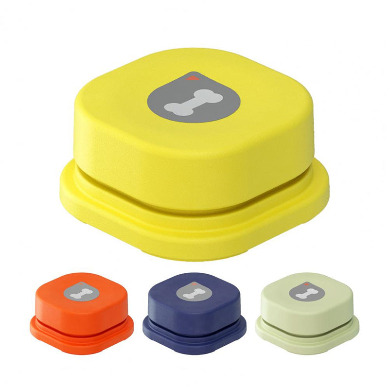 Recordable, Easy-to-Use Talking Toy for Dogs and Cats, Interactive Pet Communication Buttons in 4 Colors