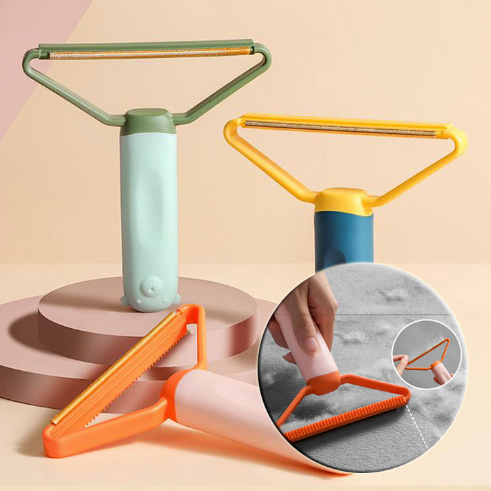 Multi-Use Pet Hair Remover Comb: Double-Sided Lint & Hair Removal Tool for Sofas, Clothes, and Car Interiors - Portable & Durable