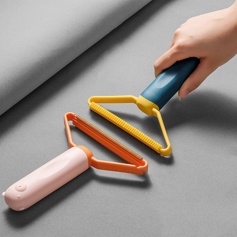 Multi-Use Pet Hair Remover Comb: Double-Sided Lint & Hair Removal Tool for Sofas, Clothes, and Car Interiors - Portable & Durable