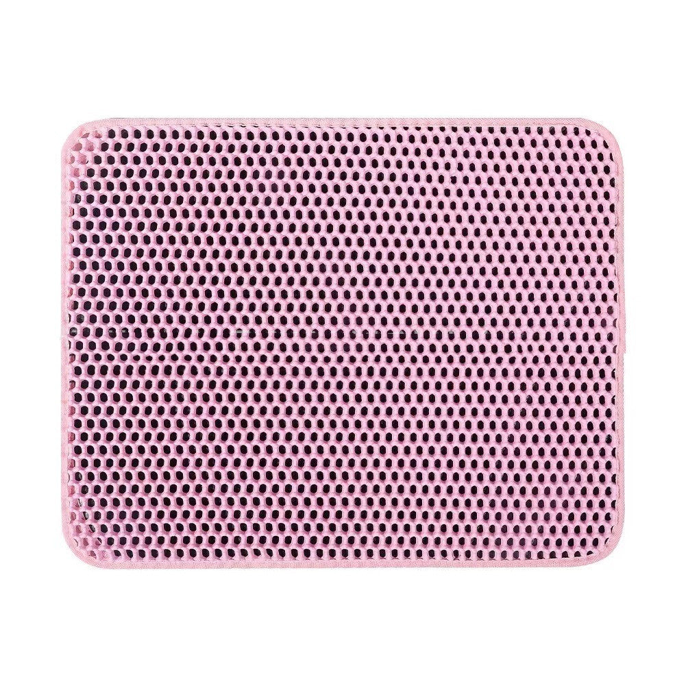 Waterproof Cat Litter Mat: Double-Layer Easy Clean-up Design – Available in Multiple Sizes & Colors