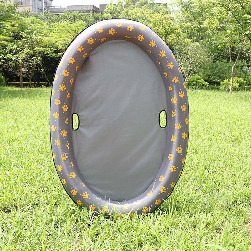 Portable Inflatable Dog Pool & Floating Hammock: Durable & Safe Swim Ring for Pets Up to 40kg - Perfect for Summer