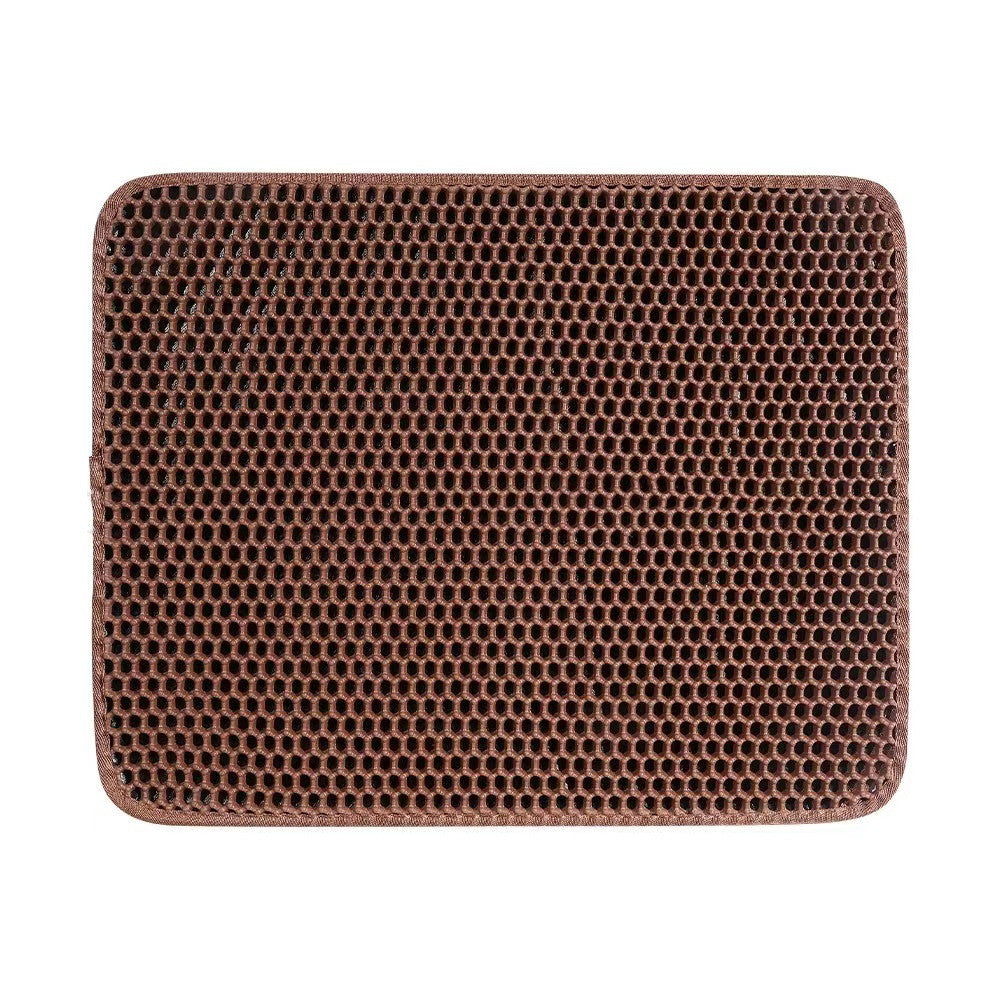 Waterproof Cat Litter Mat: Double-Layer Easy Clean-up Design – Available in Multiple Sizes & Colors