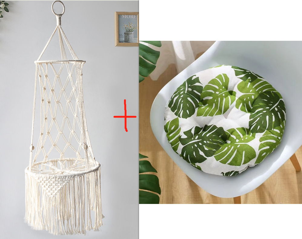 Elegant Macrame Cat Hammock: Handwoven Wall Hanging Pet Bed - Perfect Gift for Cat Lovers