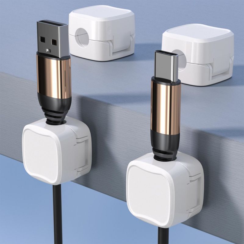 Magnetic Cable Clip Organizer: Sleek, Space-Saving Cord Management Solution