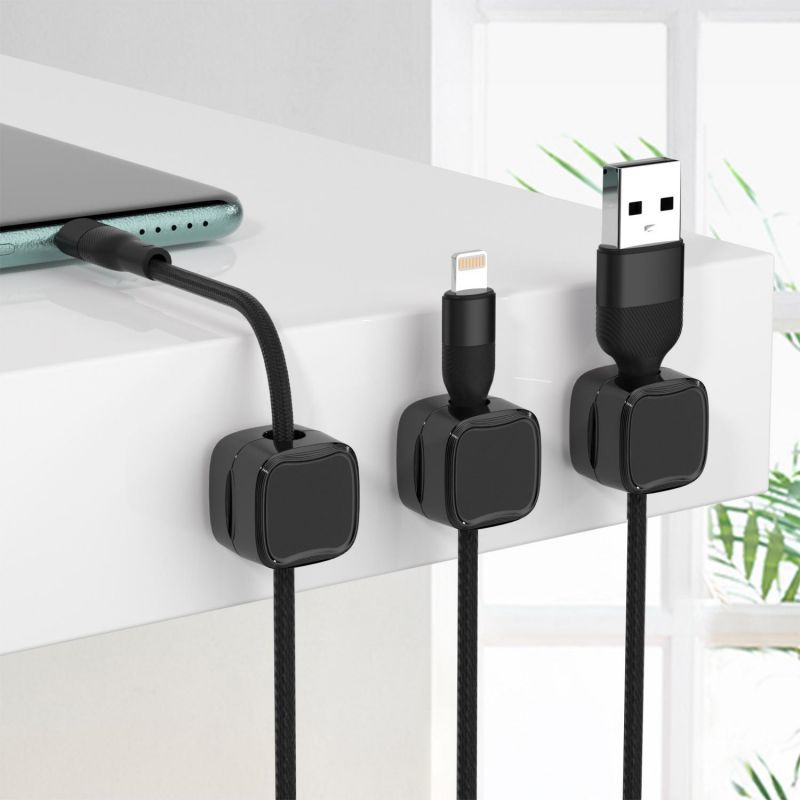 Magnetic Cable Clip Organizer: Sleek, Space-Saving Cord Management Solution