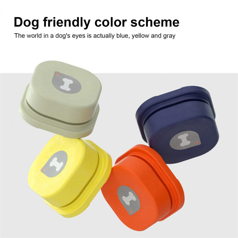 Recordable, Easy-to-Use Talking Toy for Dogs and Cats, Interactive Pet Communication Buttons in 4 Colors