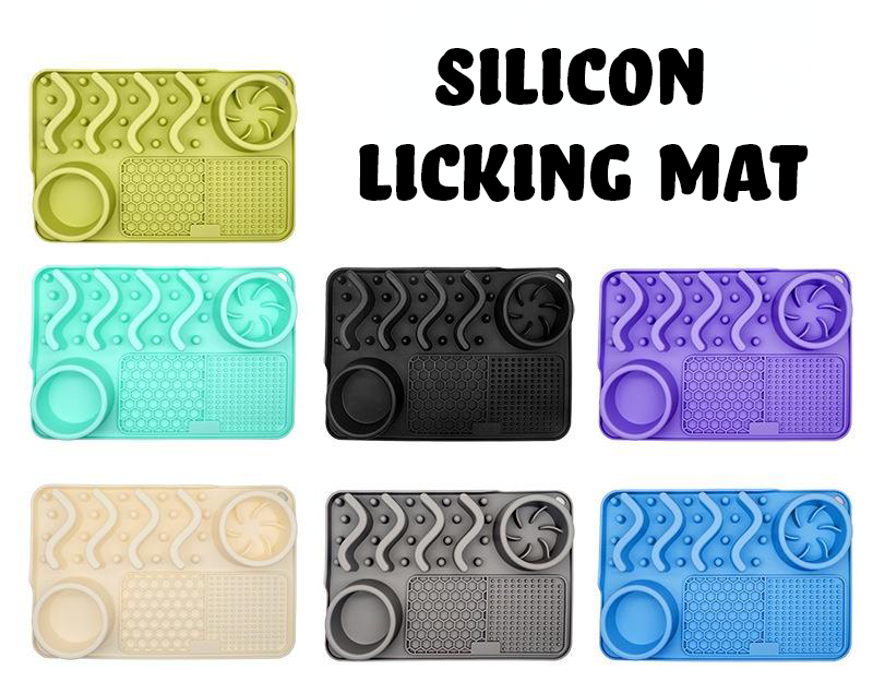 Multifunctional Silicone Pet Licking Mat: Enhance Your Pet’s Health with Slow-Feeding Technology