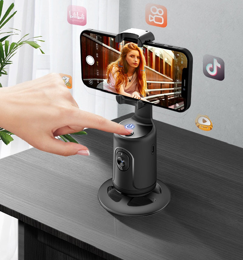 AI-Powered 360° Auto Face-Tracking Smartphone Gimbal: The Ultimate Vlog & Live Stream Companion
