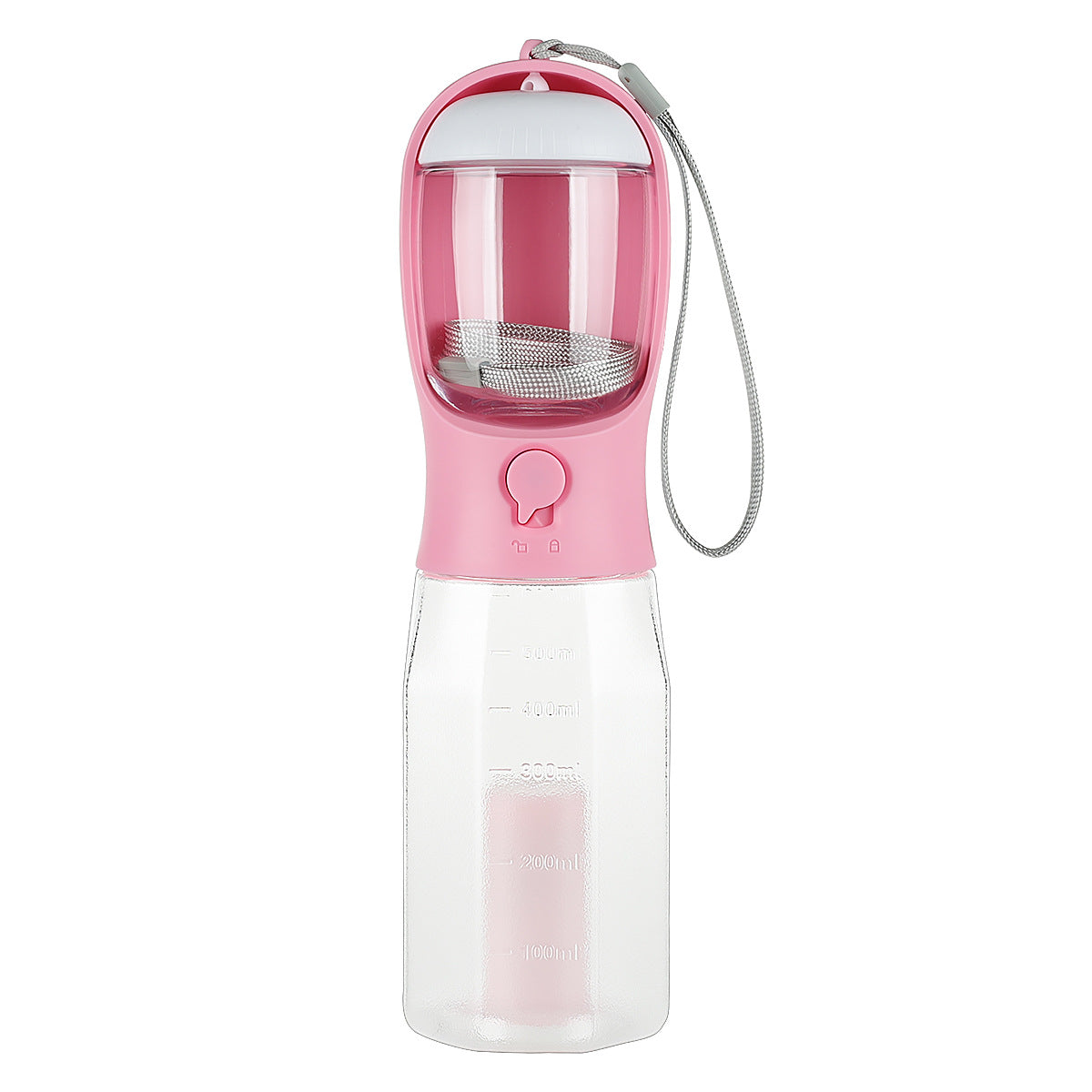 3-in-1 Multifunctional Pet Travel Companion: Portable Water & Food Dispenser with Built-In Poop Bag Holder