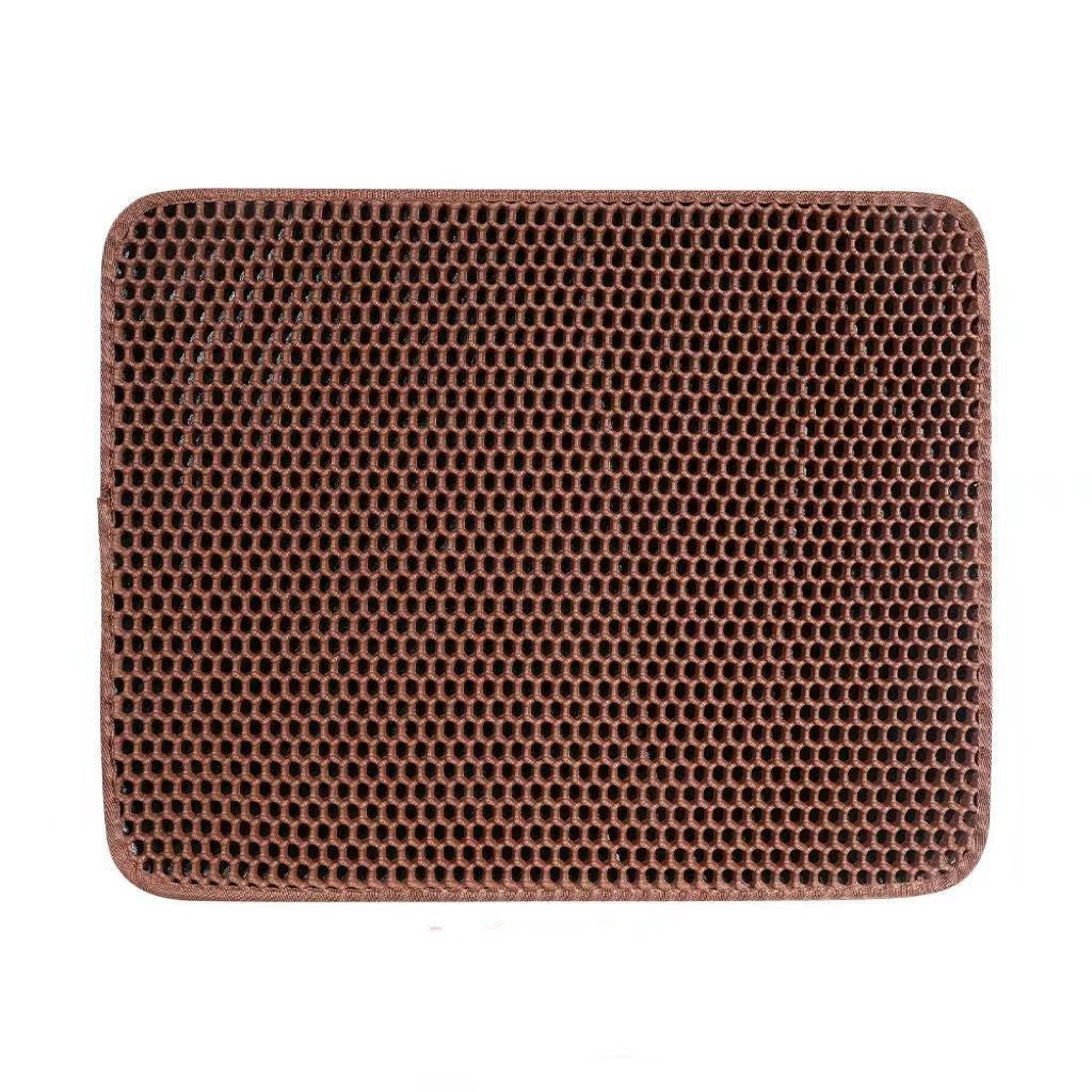 Waterproof Cat Litter Mat: Double-Layer Easy Clean-up Design – Available in Multiple Sizes & Colors