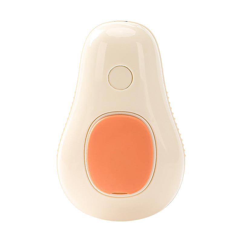 Electric Steam Cat & Dog Grooming Brush: Self-Cleaning, Massaging Comb with Avocado Design - Perfect for a Shiny, Tangle-Free Coat