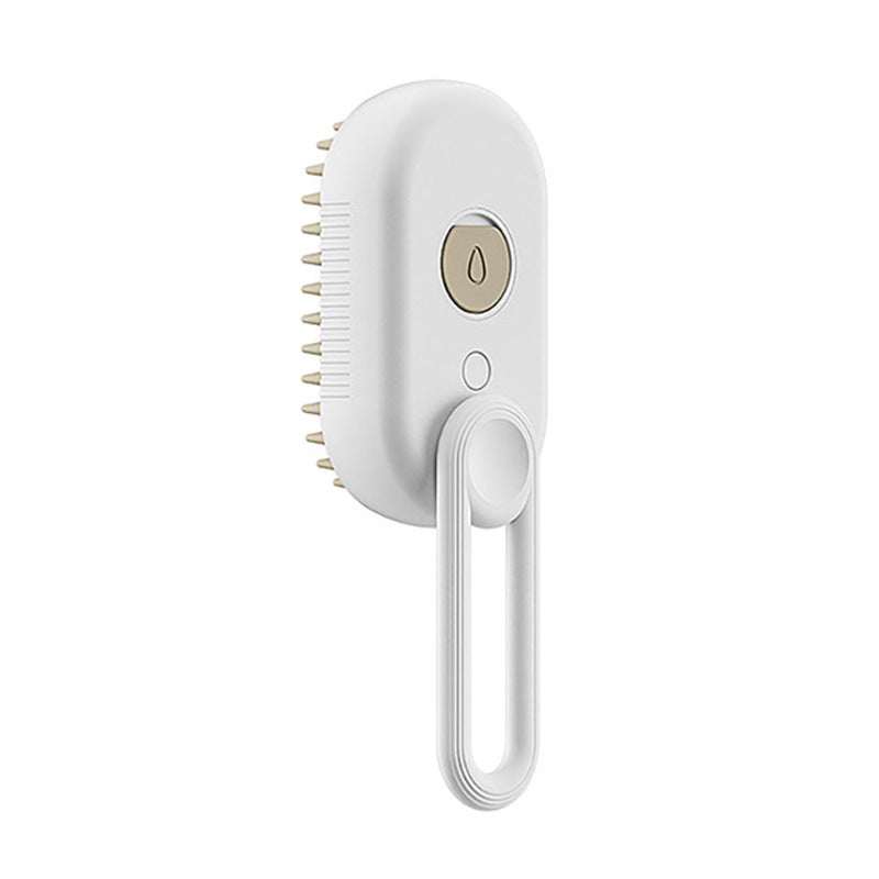 3-in-1 Electric Steam Pet Grooming Brush: Hydrating Spray Comb for Cats & Dogs - Enhances Coat Health & Eases Grooming