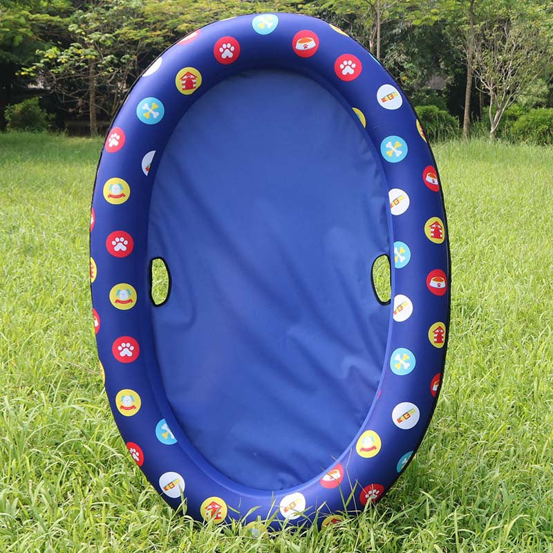 Portable Inflatable Dog Pool & Floating Hammock: Durable & Safe Swim Ring for Pets Up to 40kg - Perfect for Summer
