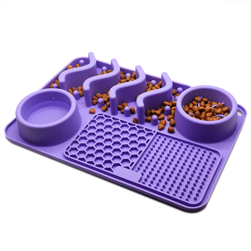 Multifunctional Silicone Pet Licking Mat: Enhance Your Pet’s Health with Slow-Feeding Technology