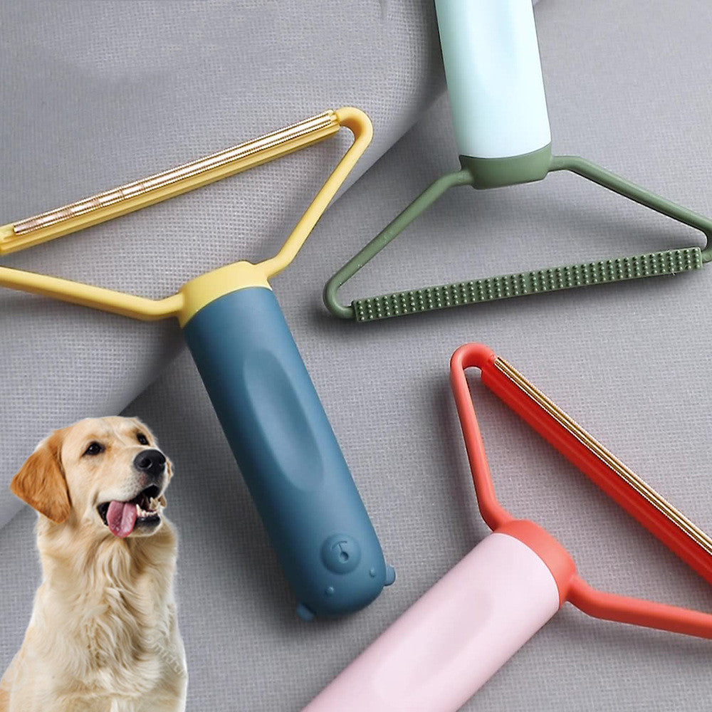 Multi-Use Pet Hair Remover Comb: Double-Sided Lint & Hair Removal Tool for Sofas, Clothes, and Car Interiors - Portable & Durable