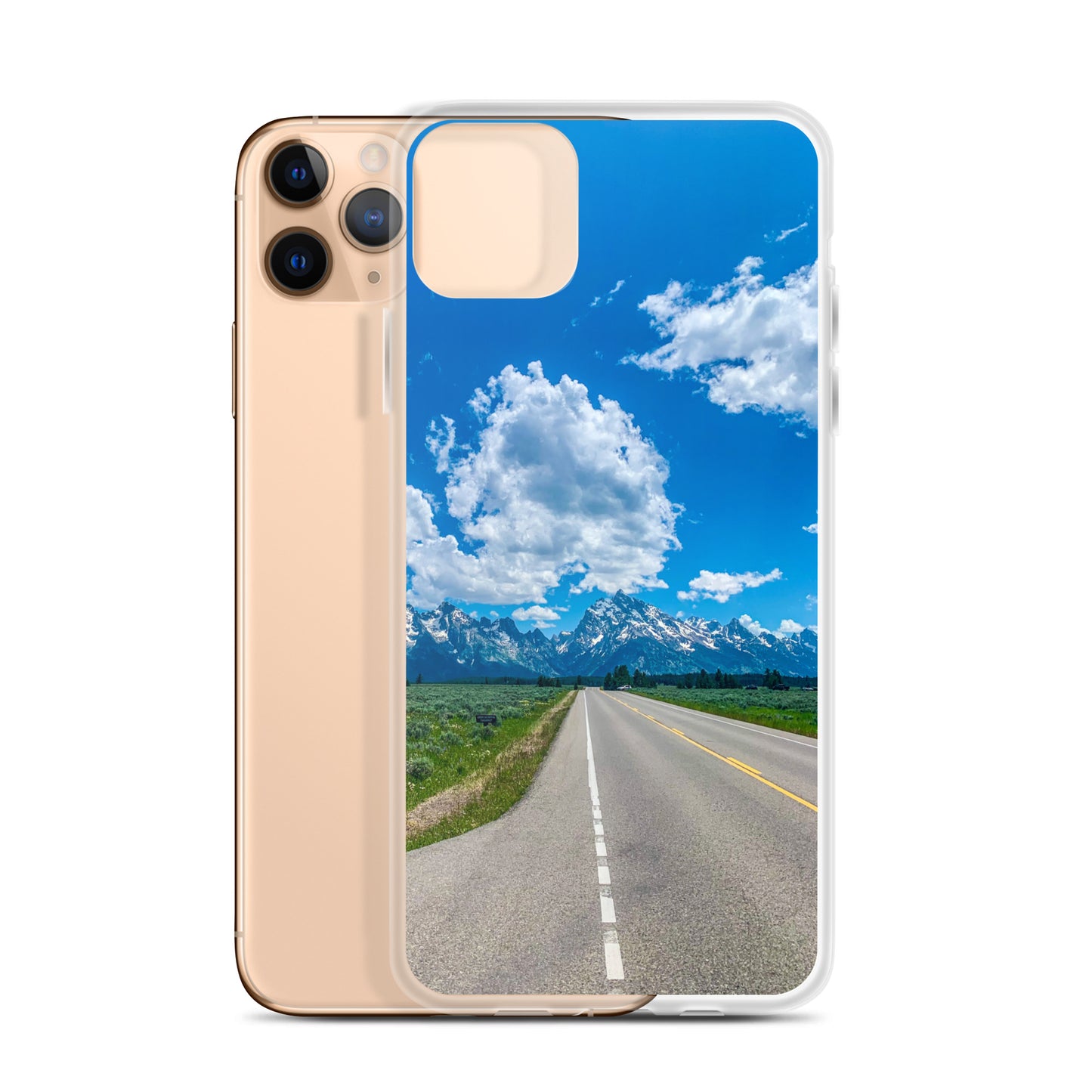 Road to Grand Tetons National Park (iPhone Case)