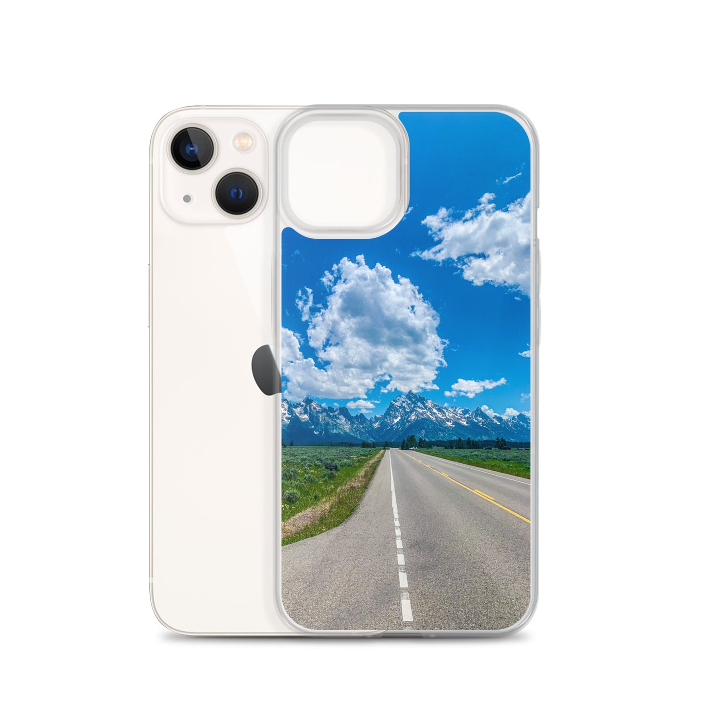 Road to Grand Tetons National Park (iPhone Case)
