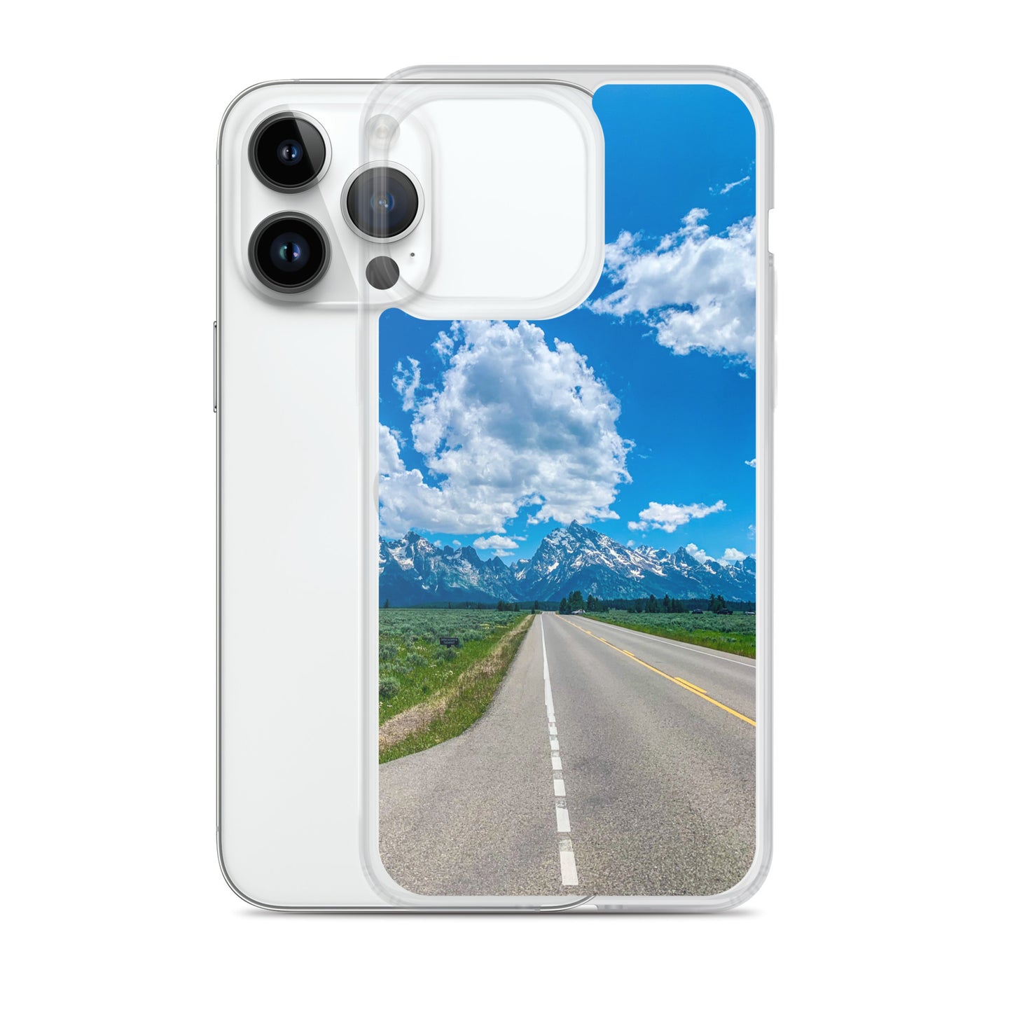 Road to Grand Tetons National Park (iPhone Case)