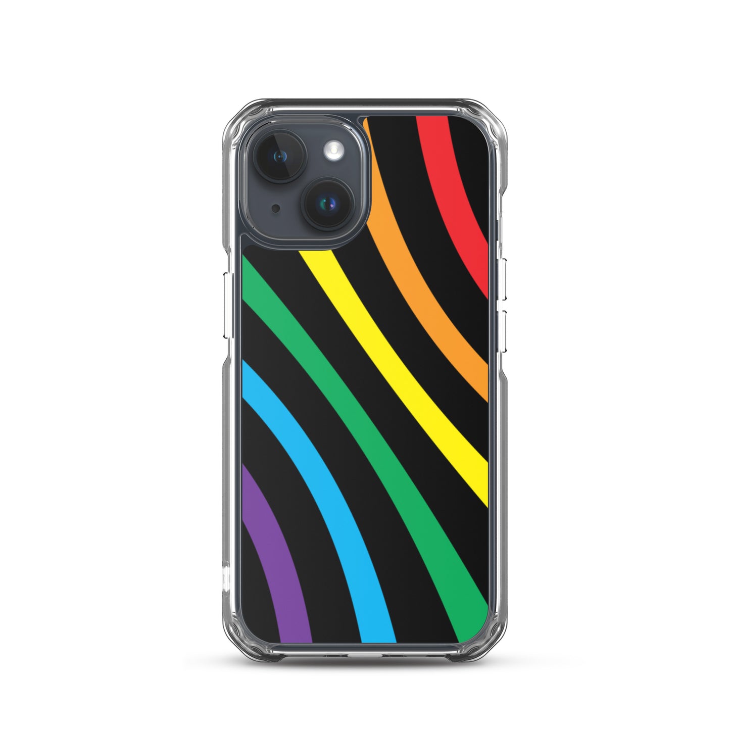 Rainbow Lines iPhone Case