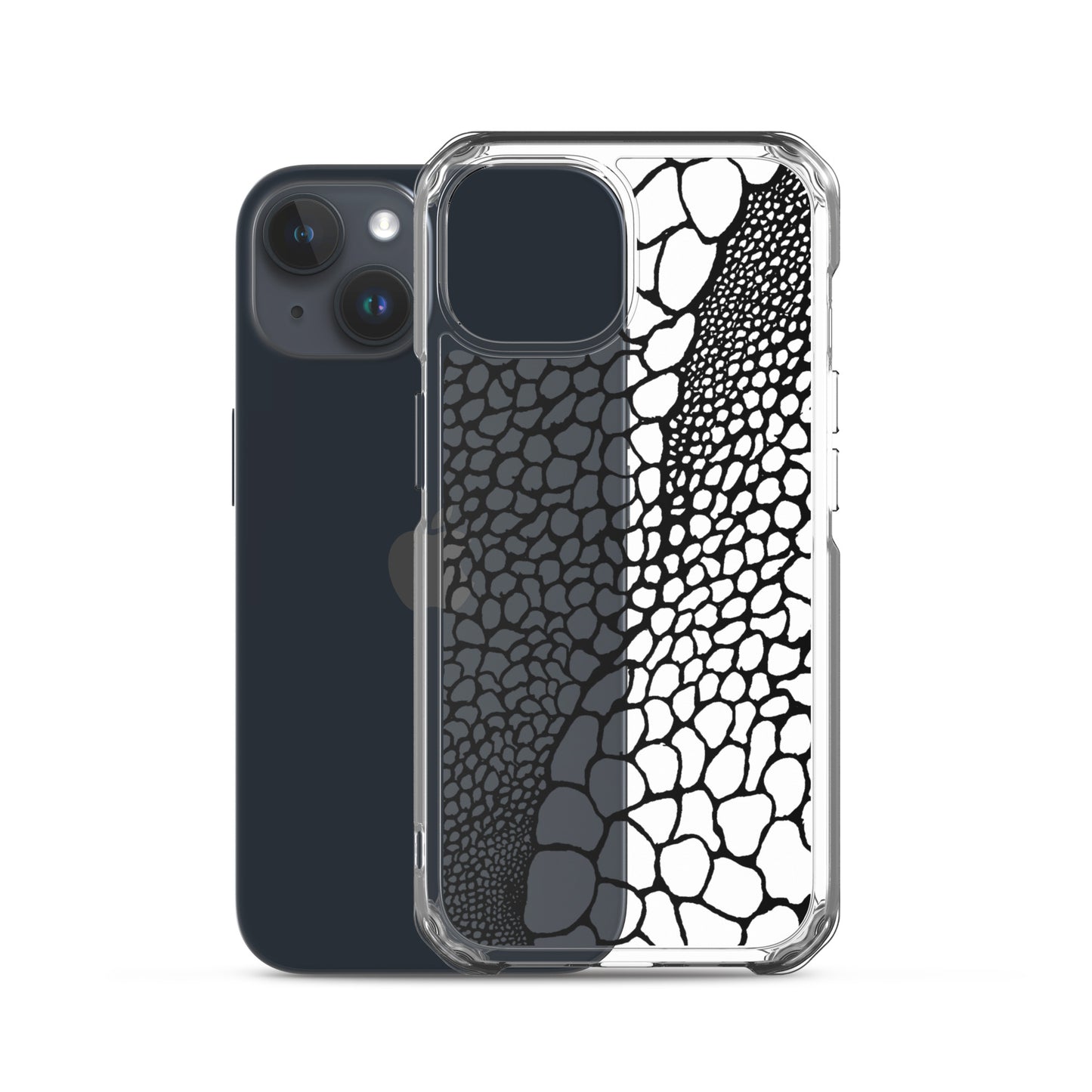 Abstract Bubble (Clear iPhone Case)