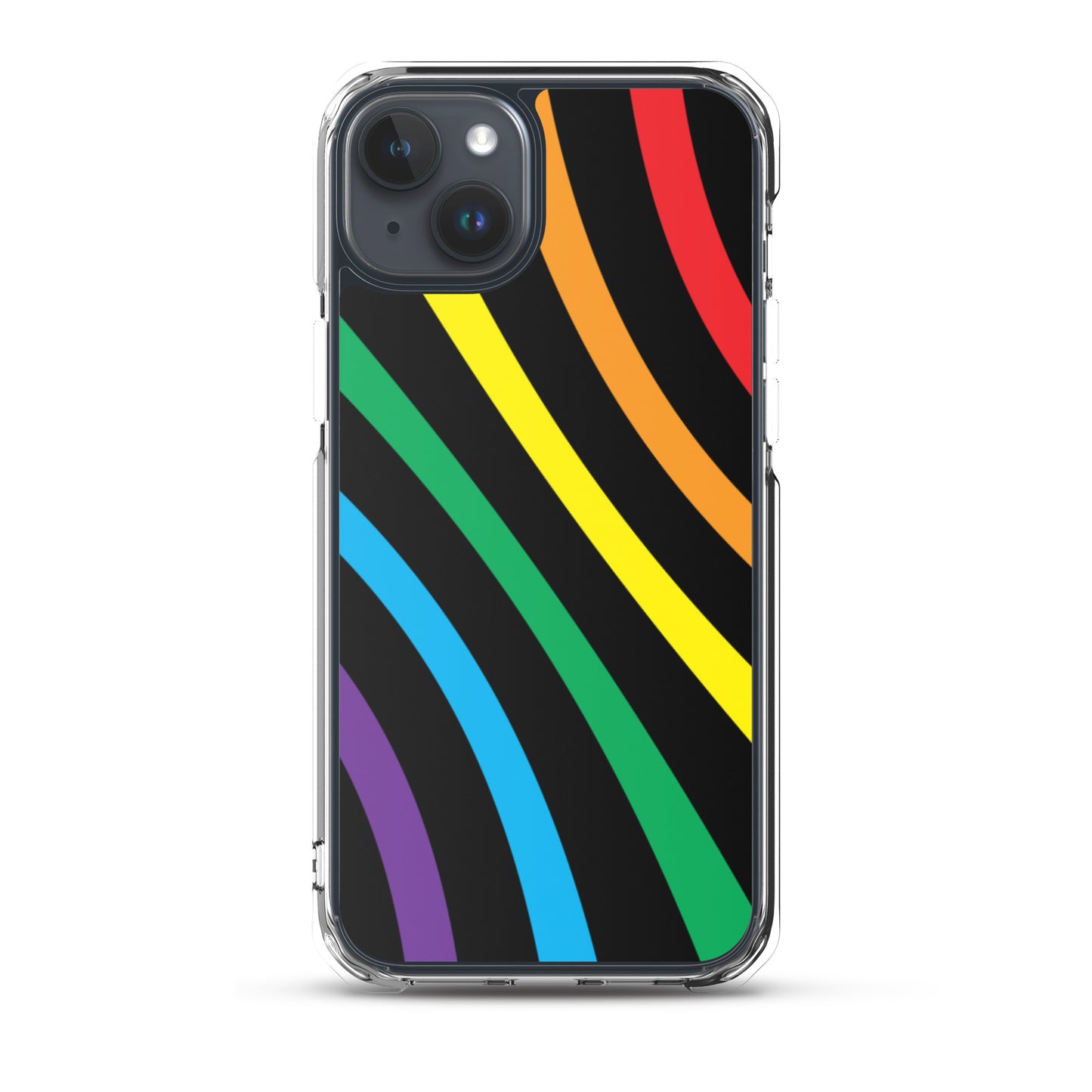 Rainbow Lines iPhone Case
