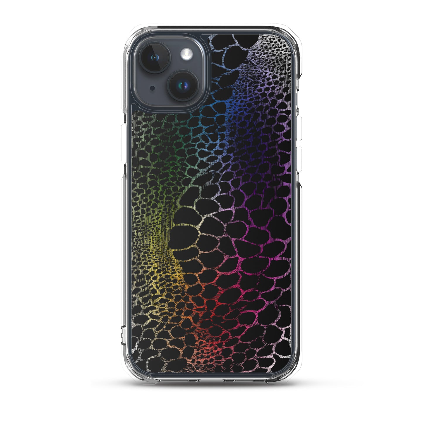 Wild Rainbow Outline (iPhone Case)