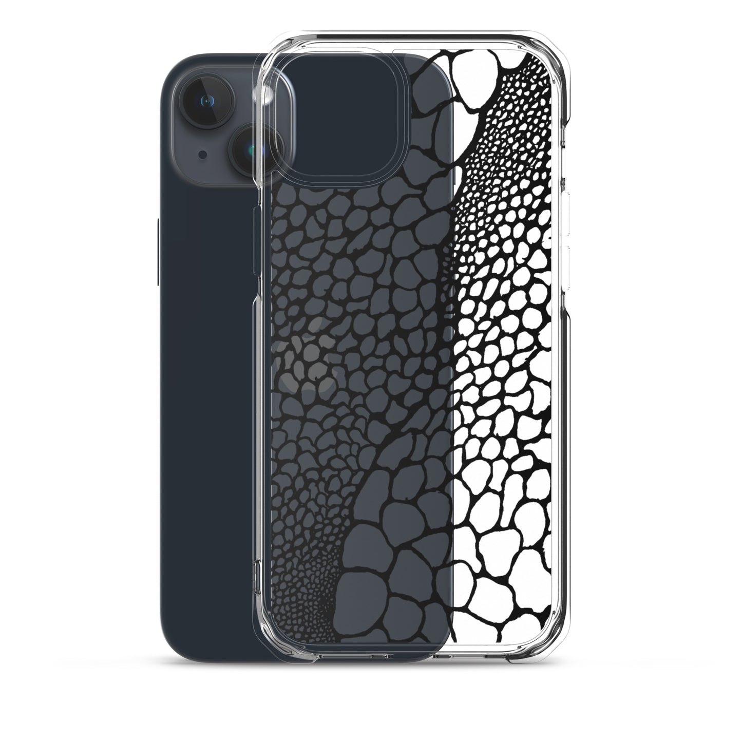 Abstract Bubble (Clear iPhone Case)