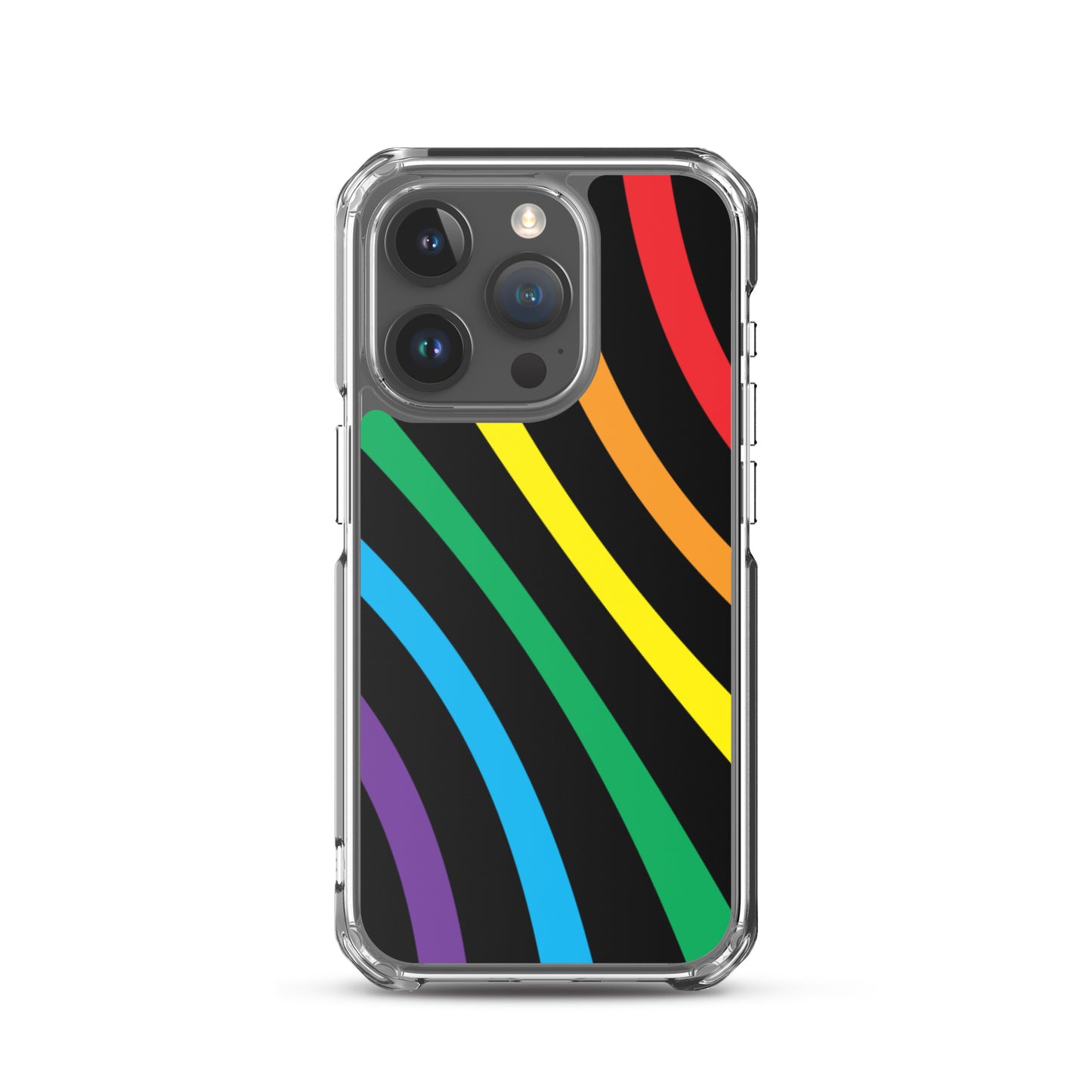 Rainbow Lines iPhone Case