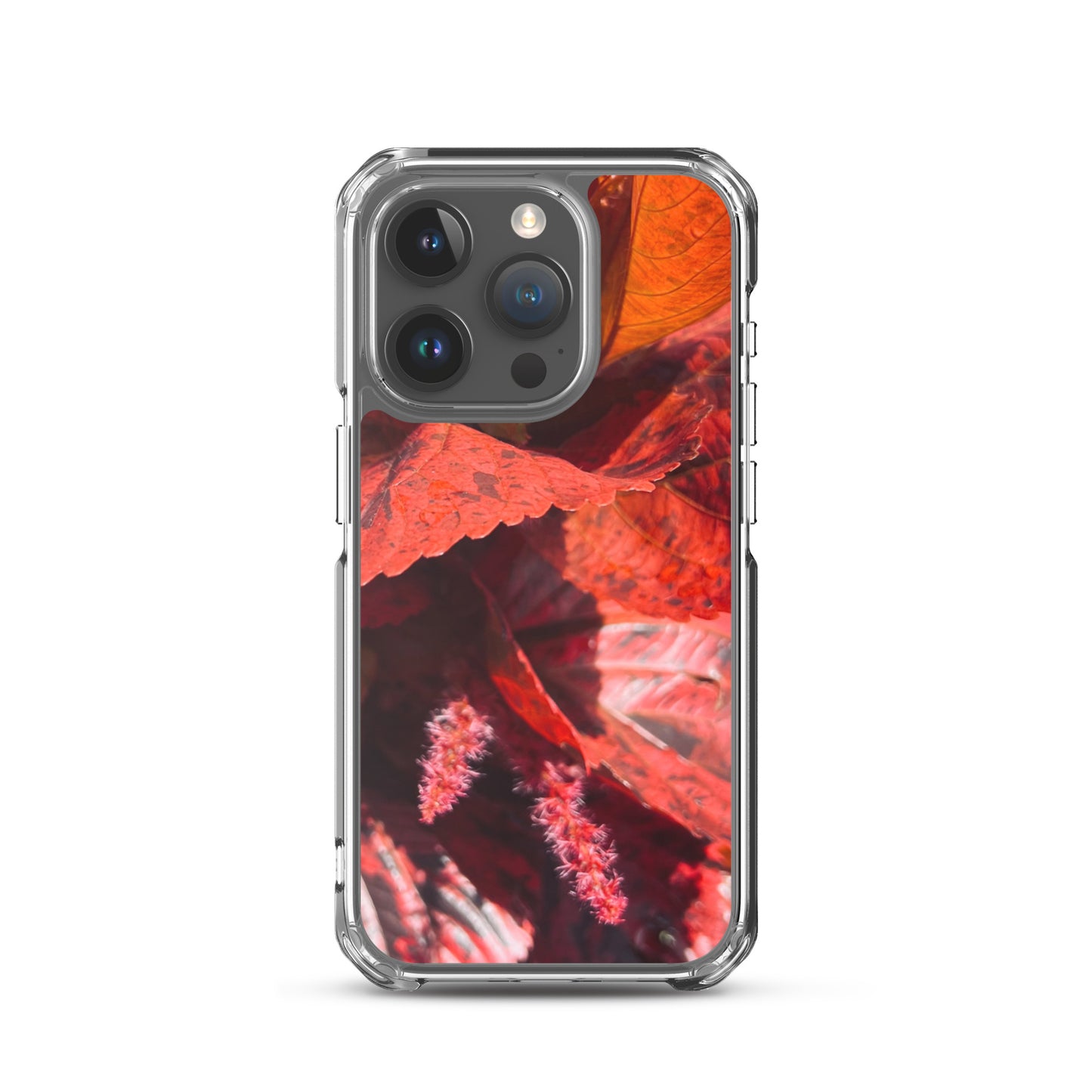 Red Plant Close-up (iPhone Case)