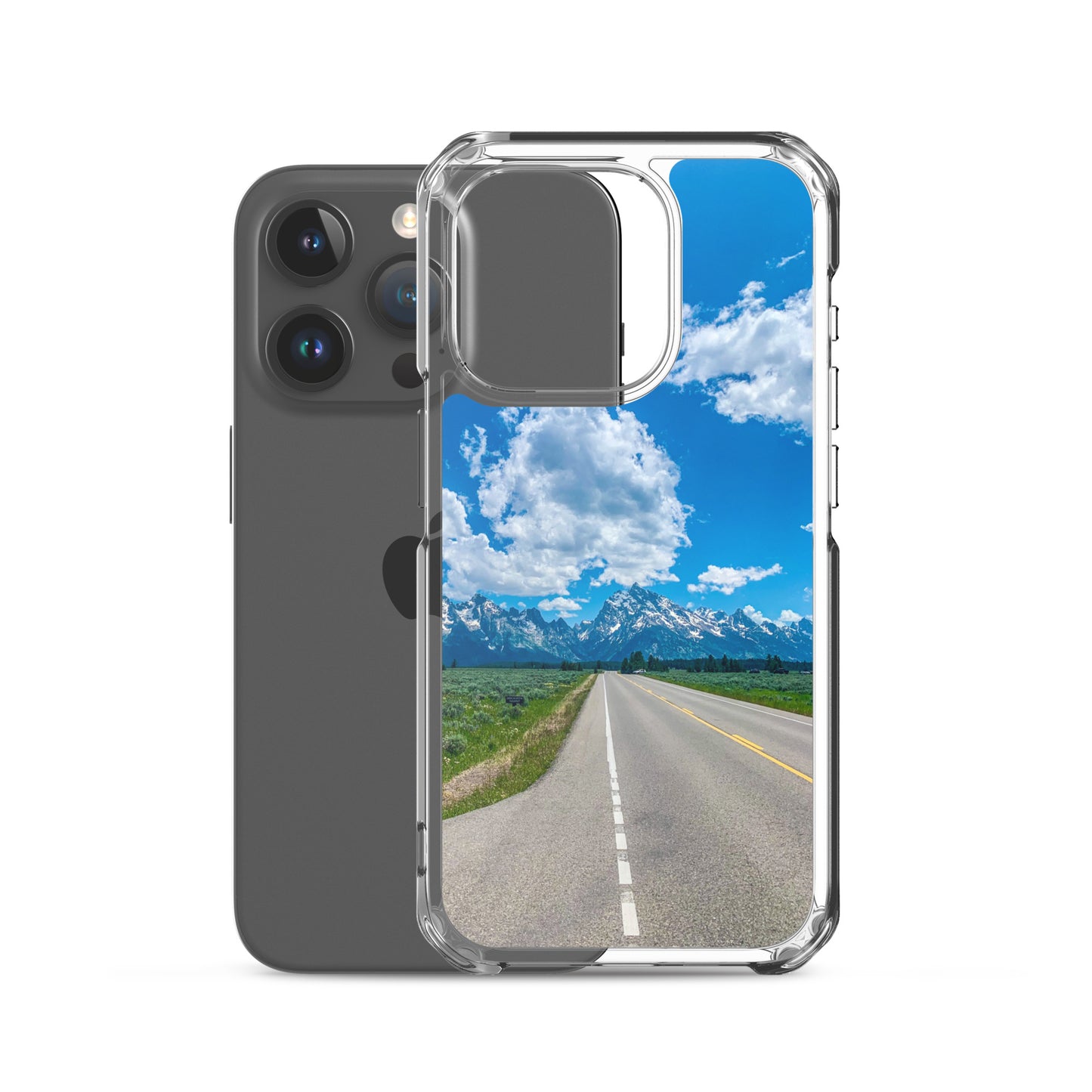Road to Grand Tetons National Park (iPhone Case)