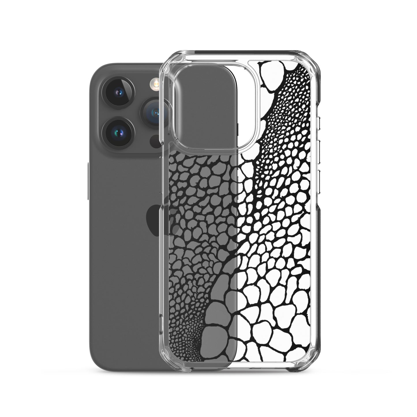Abstract Bubble (Clear iPhone Case)