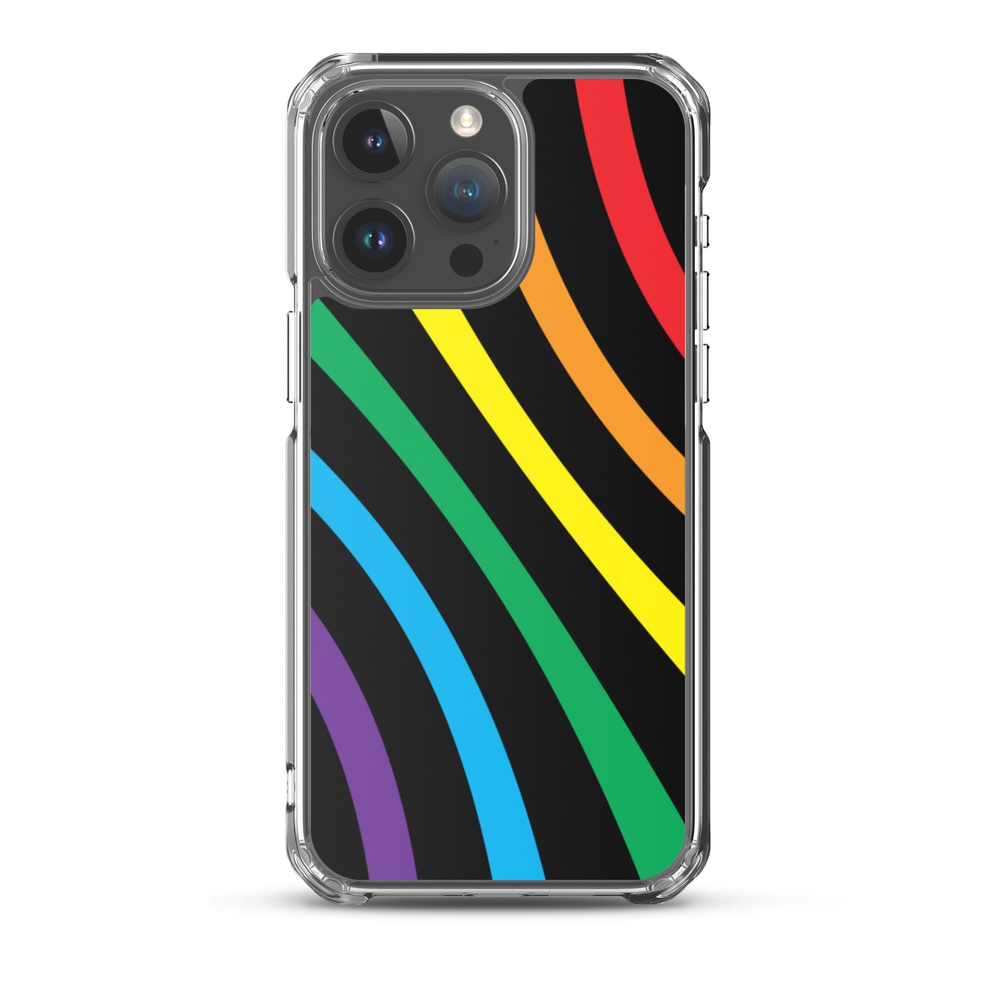 Rainbow Lines iPhone Case