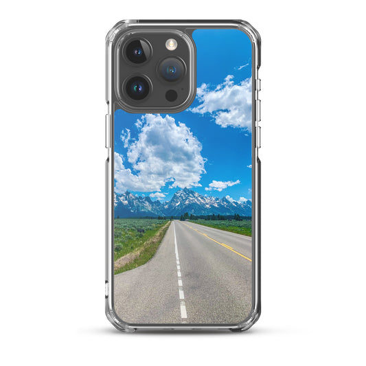 Road to Grand Tetons National Park (iPhone Case)
