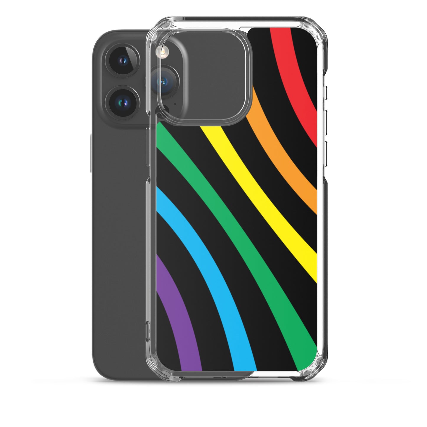 Rainbow Lines iPhone Case