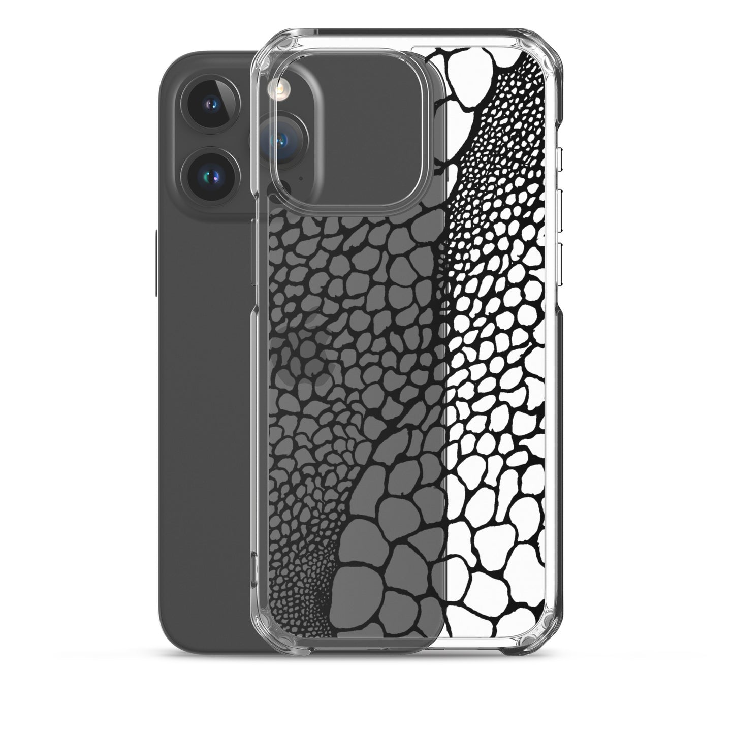 Abstract Bubble (Clear iPhone Case)