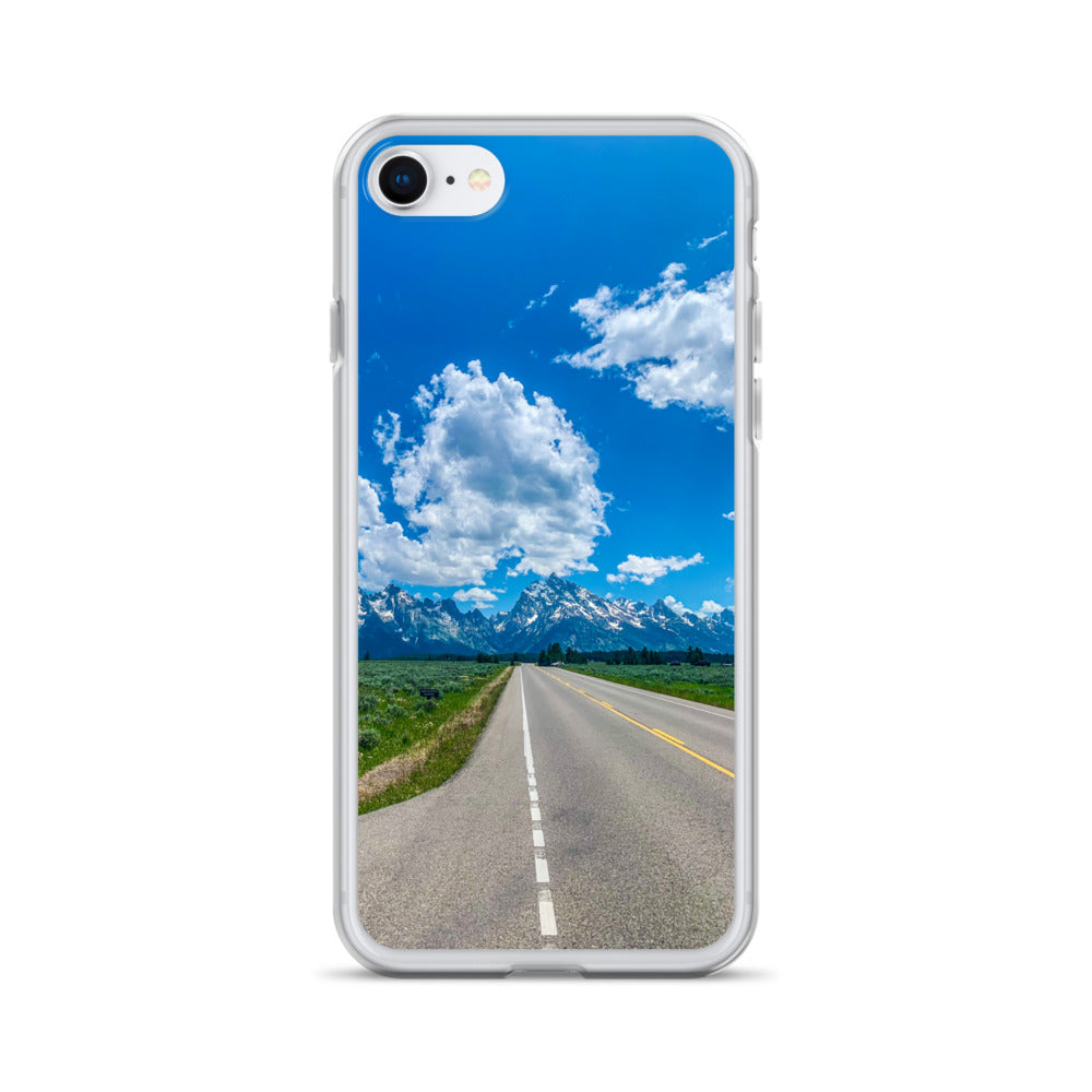 Road to Grand Tetons National Park (iPhone Case)