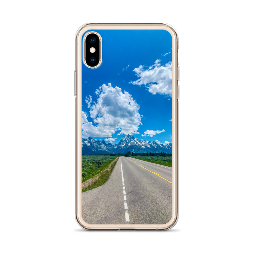 Road to Grand Tetons National Park (iPhone Case)