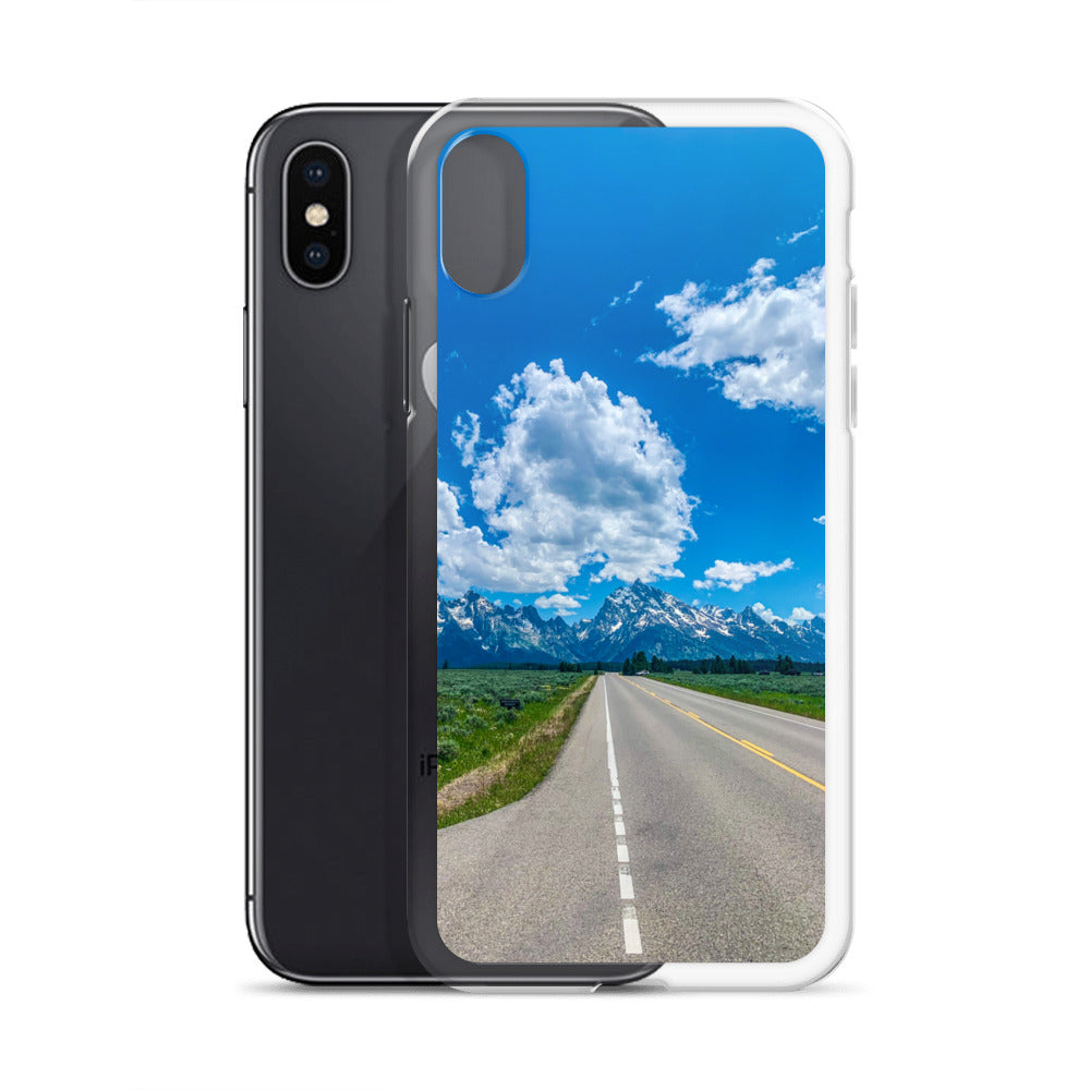 Road to Grand Tetons National Park (iPhone Case)