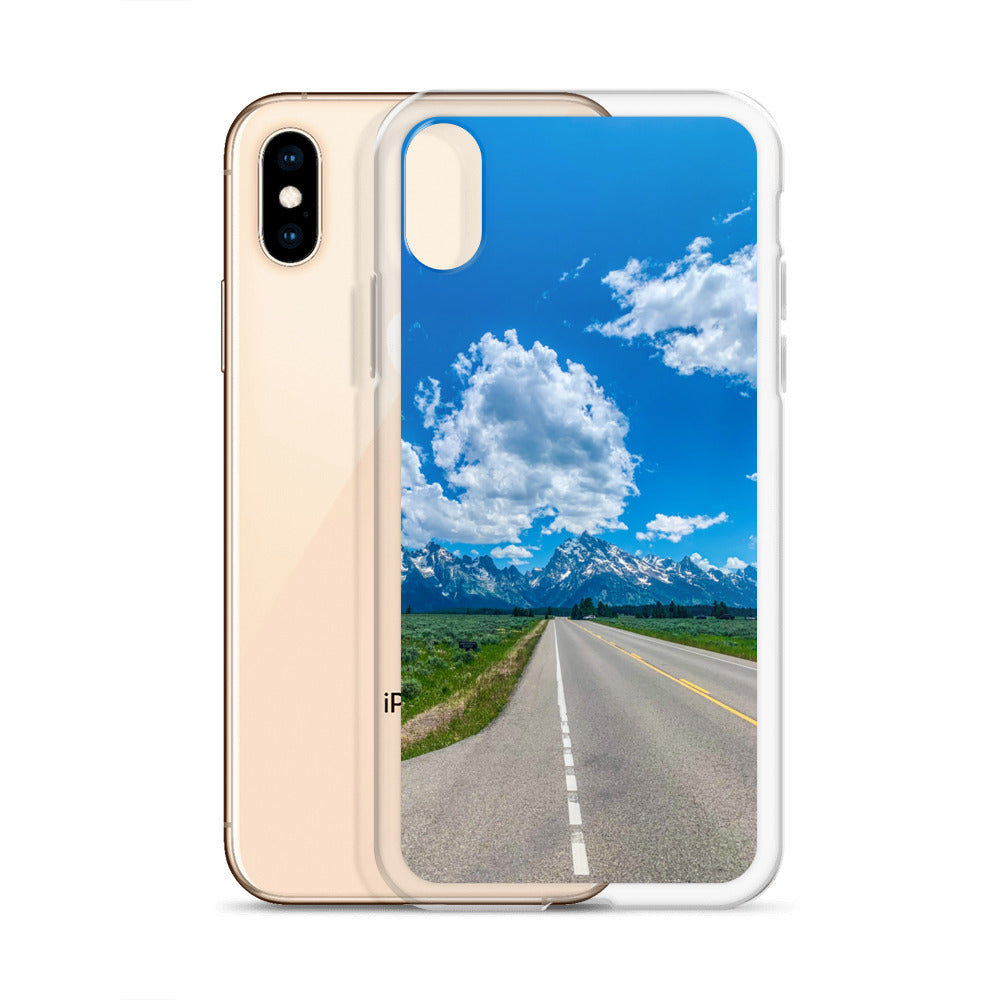 Road to Grand Tetons National Park (iPhone Case)