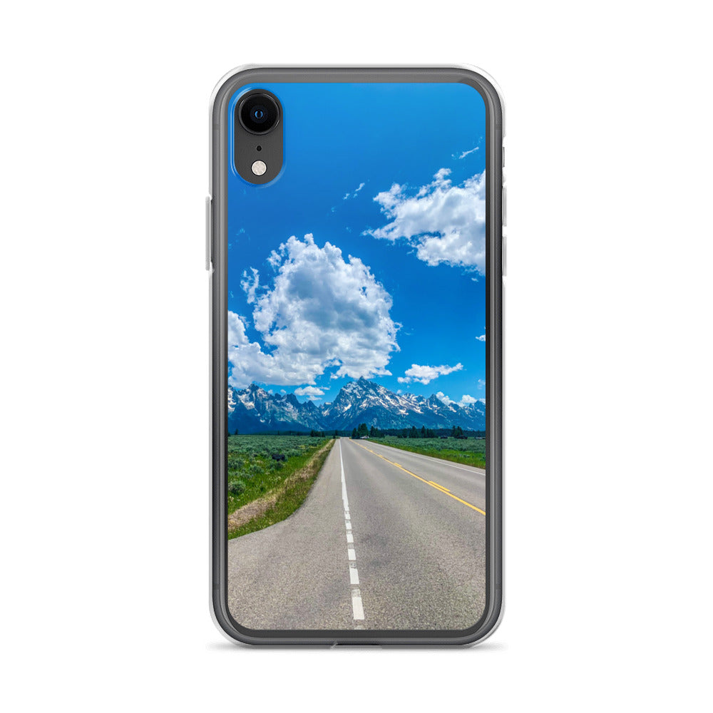 Road to Grand Tetons National Park (iPhone Case)