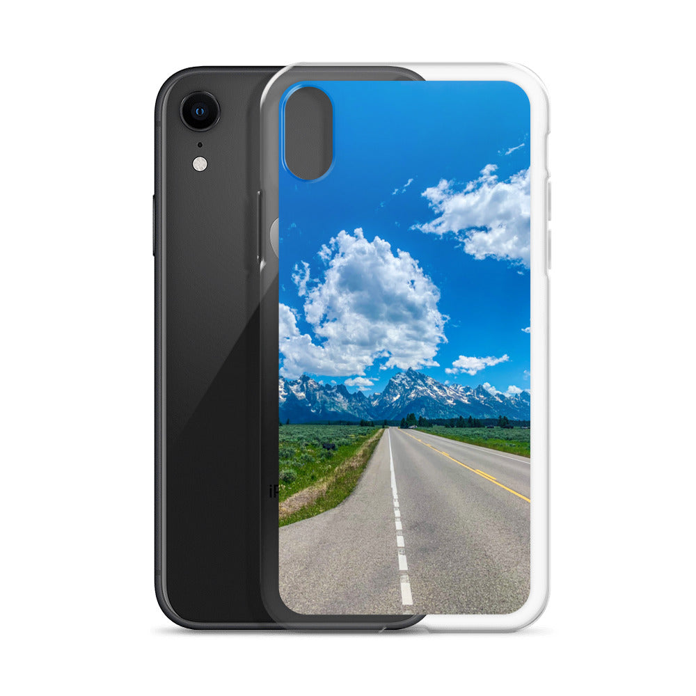 Road to Grand Tetons National Park (iPhone Case)