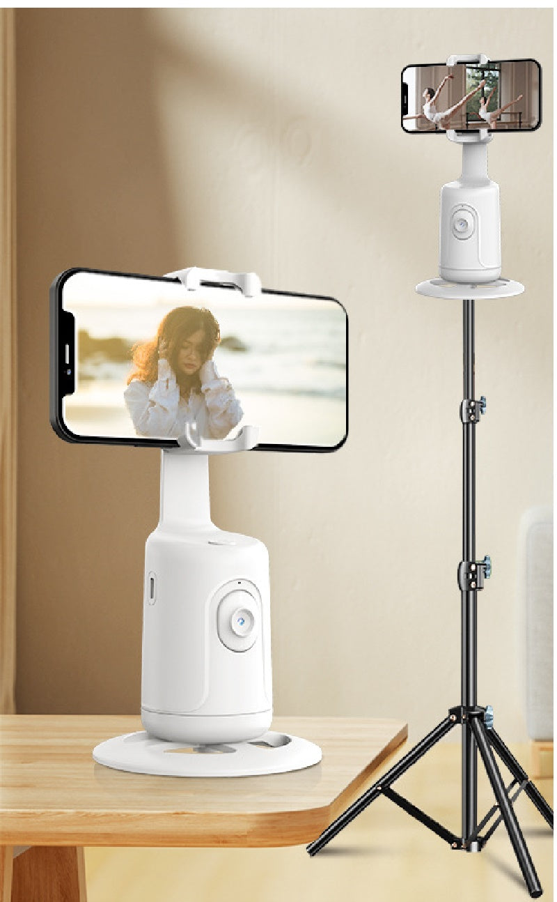 AI-Powered 360° Auto Face-Tracking Smartphone Gimbal: The Ultimate Vlog & Live Stream Companion