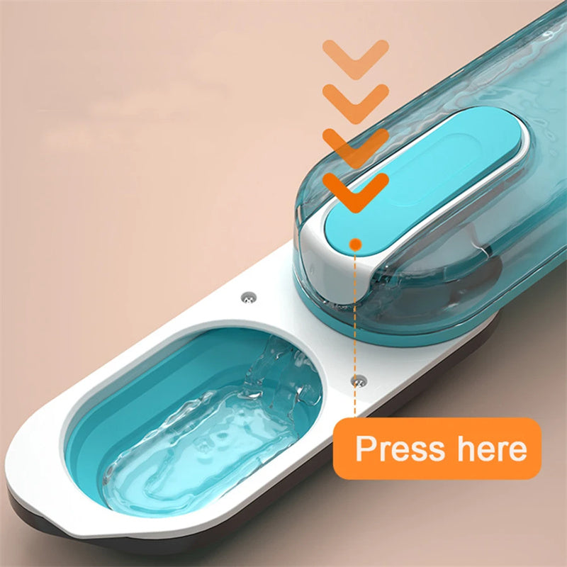 Portable Dog Water Dispenser: Leak-Proof & Foldable Water Bottle for Pets - Ideal for Outdoor Travel